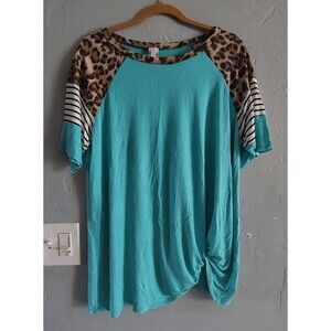 Now N Forever  Tops Blouse Women Size 2X,Rayón, Spandex, 23 Inch Of Armp To Armp